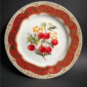 Andrea by Sadek Winterthur Collectible Fruit Decor Plate